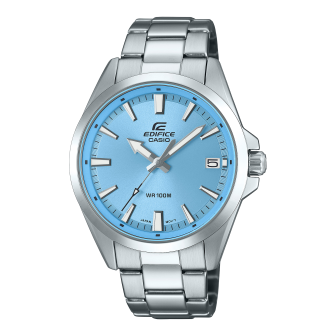 Casio - Montre Homme Edifice - cadran bleu - acier argenté - Ref EFV-100D-2BVUEF