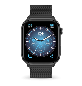 Ice Watch - Montre Mixte Ice Smart - Black Milanese - Ref 24300