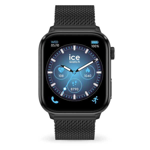 Ice Watch - Montre Mixte Ice Smart - Black Milanese - Ref 24300