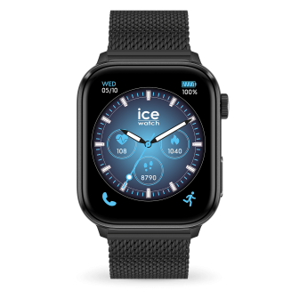 Ice Watch - Montre Mixte Ice Smart - Black Milanese - Ref 24300