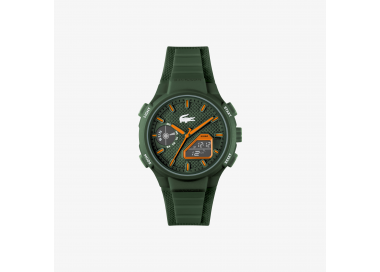 Lacoste - Montre Homme Collection LC33 - bracelet silicone kaki - Ref 2011367