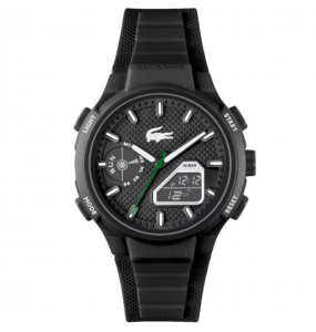 Lacoste - Montre Homme Collection LC33 - bracelet silicone noir - Ref 2011365