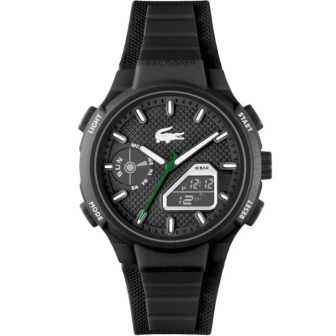 Lacoste - Montre Homme Collection LC33 - bracelet silicone noir - Ref 2011365