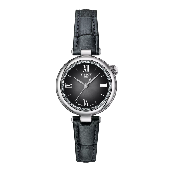 Montre Femme Tissot Desire noir dégradé bracelet cuir - Réf. T1520101603800