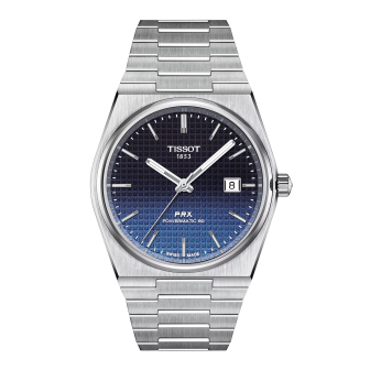 Tissot - Montre Homme PRX Powermatic 80 40mm Gradient - Ref T1374071105101