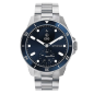 Withings - Montre Homme connectée Nova Blue avec bracelet en acier - Ref WSWNBLUE