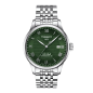 Montre Homme Tissot Le Locle vert bracelet acier - Réf. T0064071109300