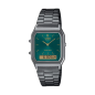 CASIO - Montre Mixte Vintage Dual Time - Ref AQ-230EGG-3AEF