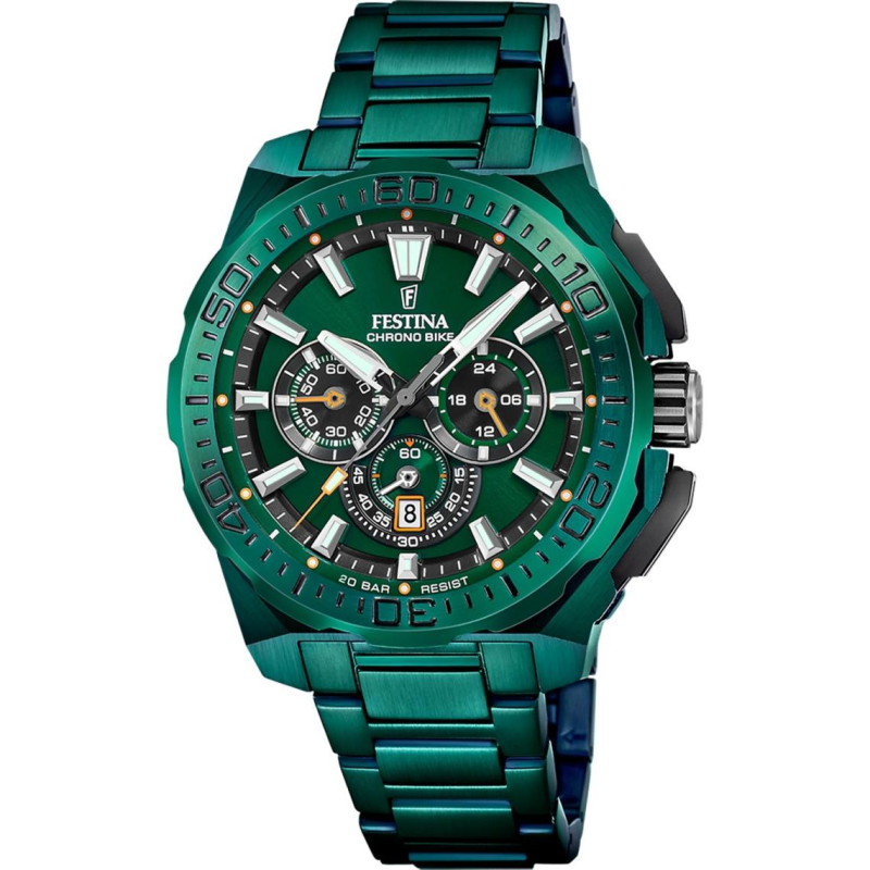 FESTINA - Montre Homme Chrono Bike vert - Ref F20730/1