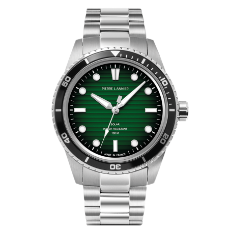 PIERRE LANNIER - Montre Homme Inti vert - Ref 244H171