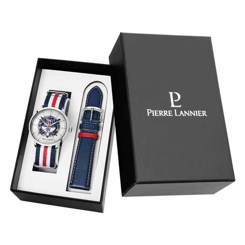 PIERRE LANNIER - Montre Homme Coffret Champs Elysées - Ref 459C129