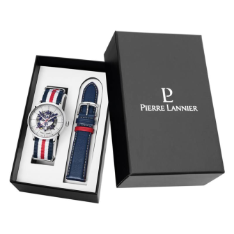 PIERRE LANNIER - Montre Homme Coffret Champs Elysées - Ref 459C129