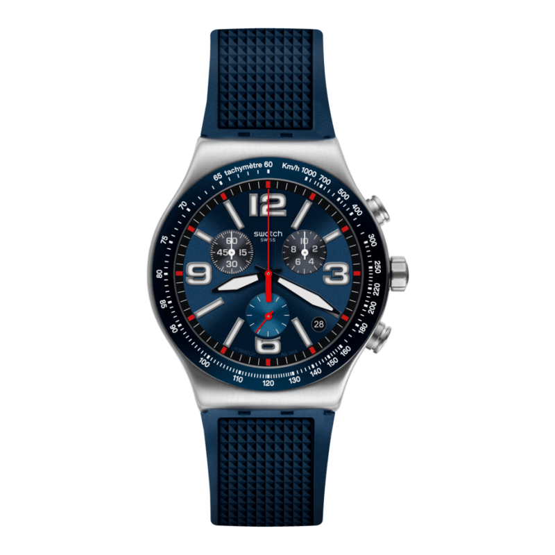 SWATCH - Montre Homme Blue Grid - Ref YVS454