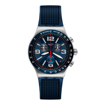 SWATCH - Montre Homme Blue Grid - Ref YVS454