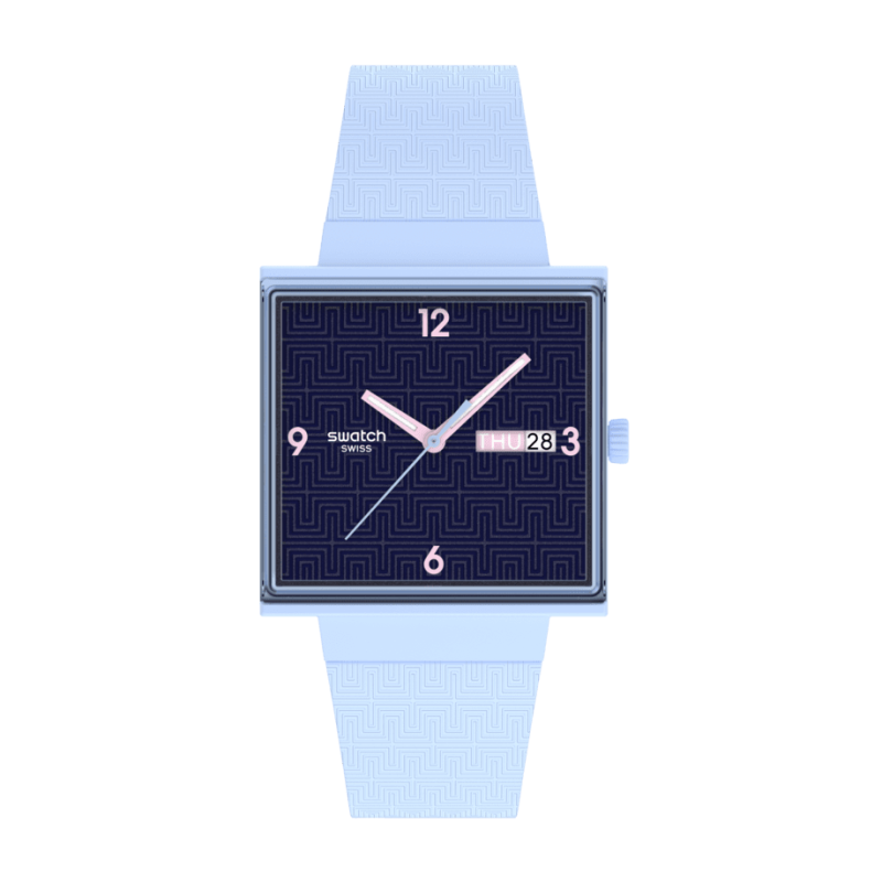 SWATCH - Montre Mixte Bright Angle - Ref SO34L701