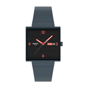 SWATCH - Montre Mixte Squared off - Ref SO34M701