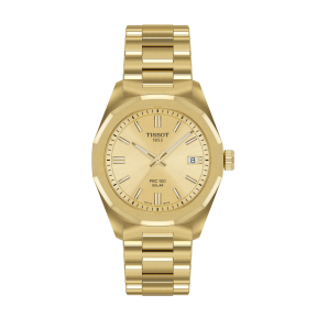 TISSOT - Montre Homme PRC 100 Solar doré - Ref T1518223302100