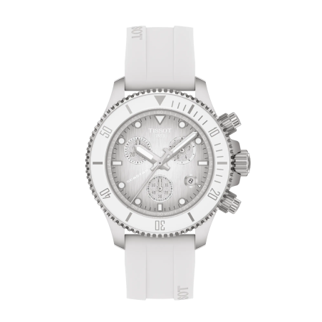 TISSOT - Montre Homme Seastar blanc - Ref T1202171701100