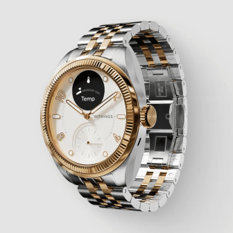 WITHINGS - Montre Homme Scanwatch Nova Brilliant Gold - Ref WSW N BGO