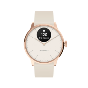 WITHINGS - Montre Femme Scanwatch light Nude - Ref WSW L ROWHI