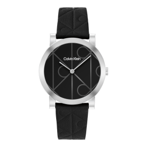 Calvin Klein Montre Femme CK Monogram noir - Ref 25100128