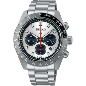 Seiko Montre Homme Chrono Solaire Speedtimer - Ref SSC911P1
